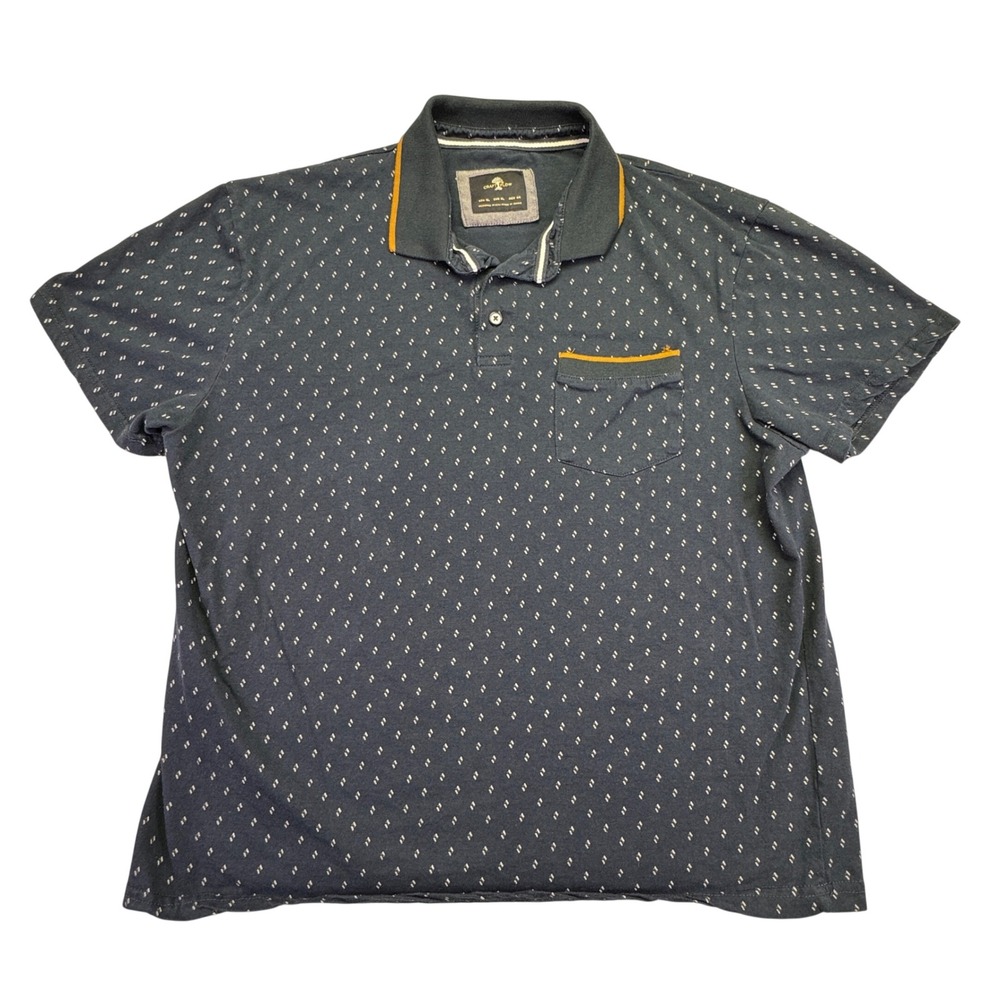 Craft Flow Polo Shirt‎ Men's Size XL Blue Short Sleeve Preppy Collegiate Smart